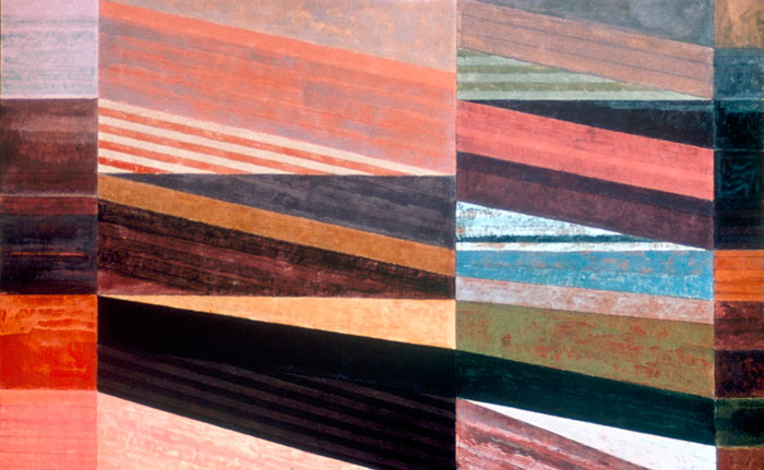Futurist Painting with 15 (large and small) Boxes, 1971 - Joyce Kozloff