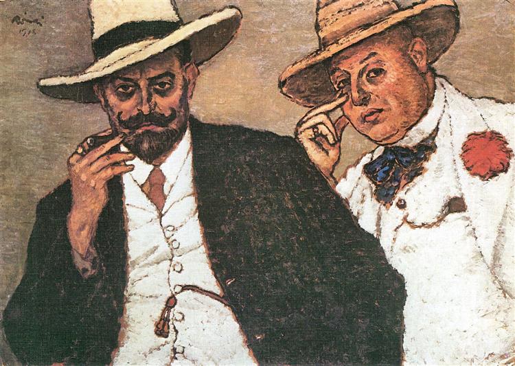 Lajos und Odon, 1918 - József Rippl-Rónai