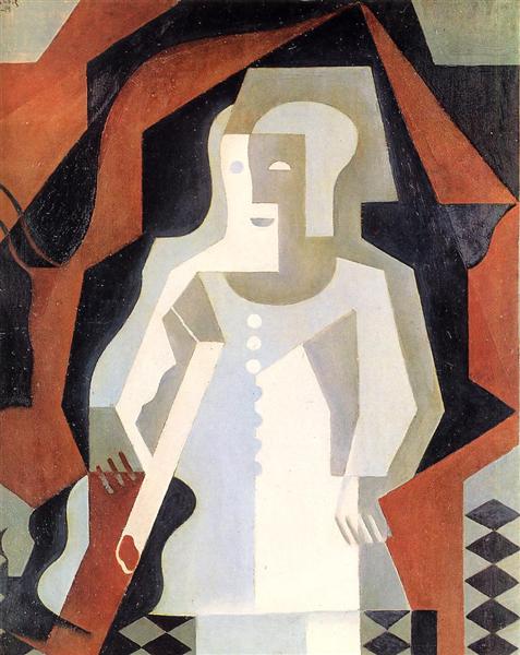 Pierrot, 1919 - Хуан Ґріс