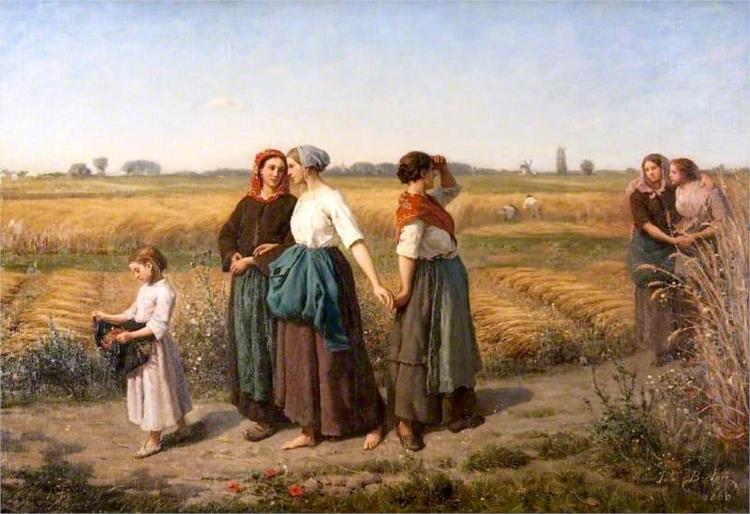 The Reapers, 1860 - Jules Breton