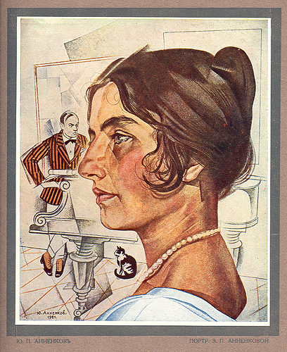 Portrait of Z.P. Annenkova - Jury Annenkov