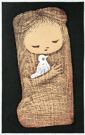 Hugging Bird, 1950 - Kaoru Kawano