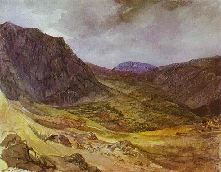 Долина Дельфийская и Парнас, 1835 - Карл Брюллов