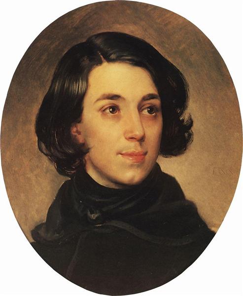Portrait of an Architect I.A. Monighetti, 1840 - Karl Pawlowitsch Brjullow