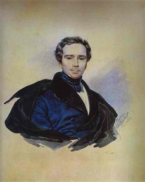 Portrait of F. F. Golytzin, 1833 - Karl Pawlowitsch Brjullow