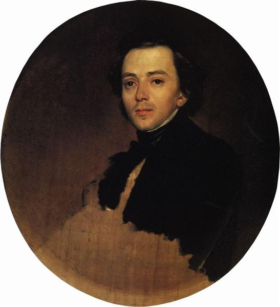 Portrait of V. V. Samoilov, 1847 - Karl Pawlowitsch Brjullow