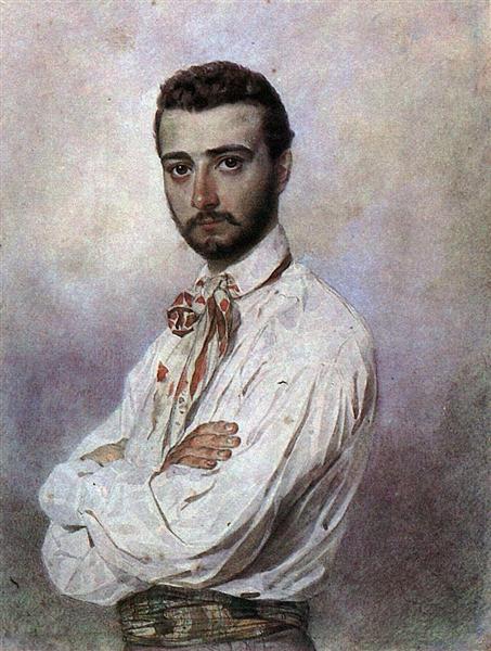 Portrait of Vincenzo Tittoni, 1850 - 1852 - Karl Brioullov