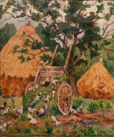 Chickens, France, 1914 - Karl Edvard Diriks