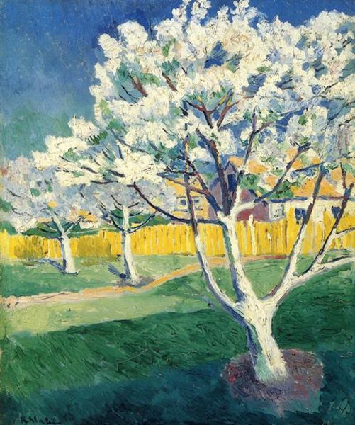 Apple Tree in Blossom - Kazimir Malevich