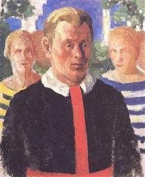 Portrait of a Man - Kasimir Sewerinowitsch Malewitsch