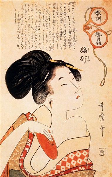 The drunken courtesan - Китагава Утамаро