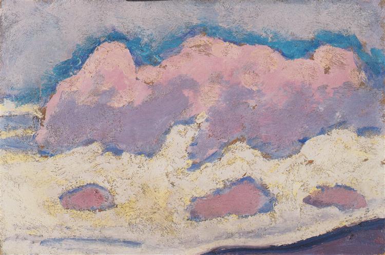 Study of clouds, c.1914 - Коломан Мозер
