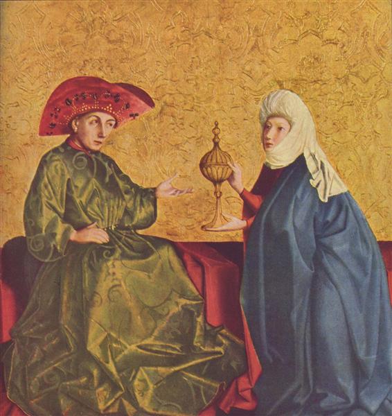 Salomon et la Reine de Saba, c.1434 - Konrad Witz