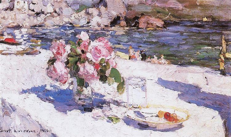 On a Sea Shore, 1910 - Konstantin Alexejewitsch Korowin
