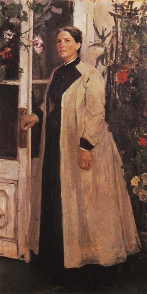 Portrait of Olga Orlova, 1889 - Constantin Korovine