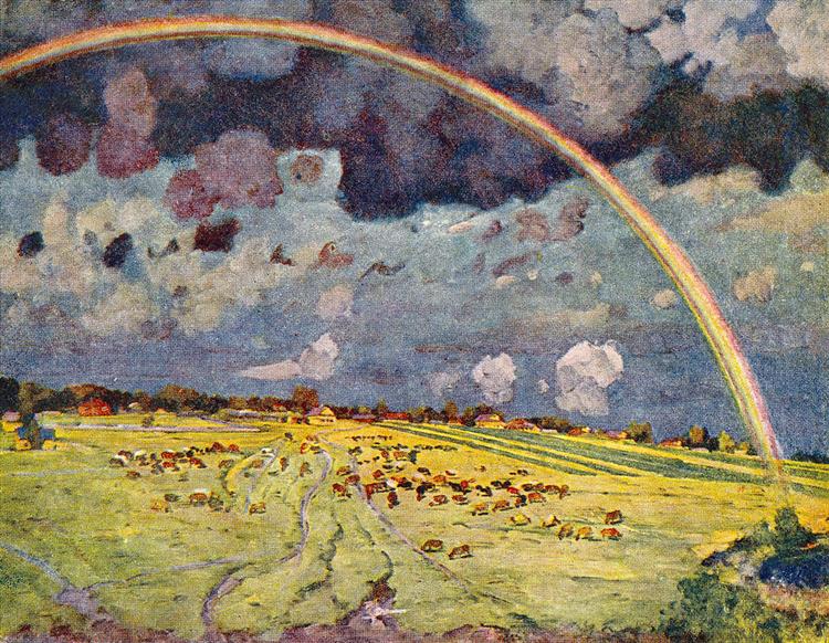 Rainbow. Ligachevo, 1925 - Konstantin Yuon