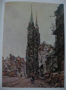 Nuremberg. Cathedral of St. Lorenz. - Kukryniksy