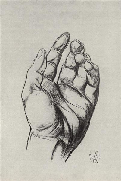 Drawing hands, 1913 - Kuzma Petrov-Vodkin