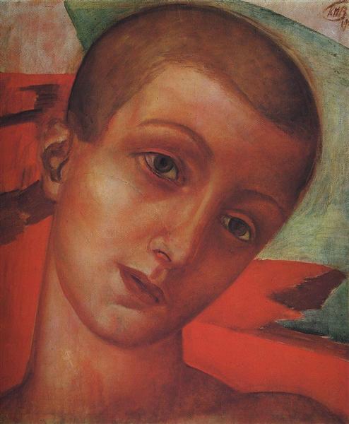 Head of a boy, 1910 - Kuzma Petrov-Vodkin