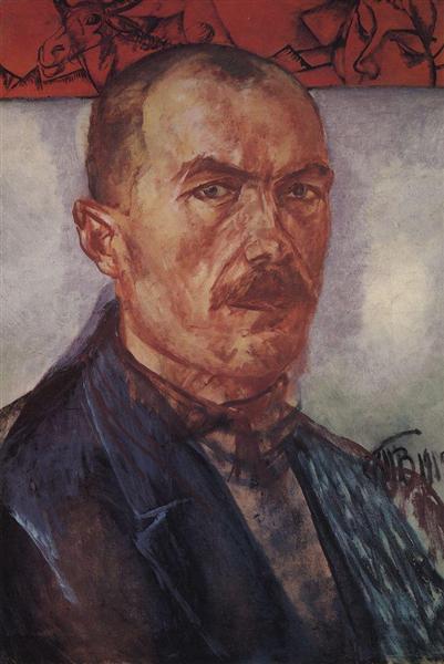 Self-portrait, 1912 - Kusma Sergejewitsch Petrow-Wodkin