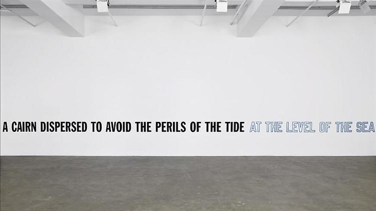 A Cairn Dispersed..., 2008 - Lawrence Weiner