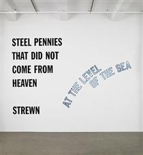 Steel Pennies That... - Lawrence Weiner