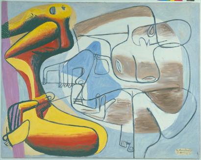 Deux figures, 1947 - Le Corbusier