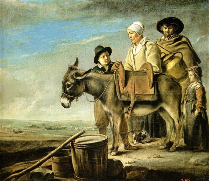 La Famille de la laitière, c.1640 - Frères Le Nain