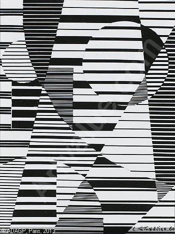 Abstract Composition, 1960 - Леон Артур Тутунджан