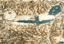 Пейзаж з висоти пташиного польоту - Леонардо да Вінчі