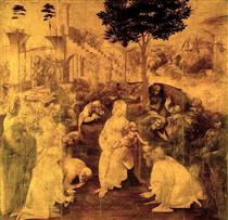 Поклонение волхвов - Леонардо да Винчи