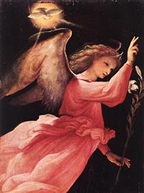 O Anjo da Anunciação - Lorenzo Lotto