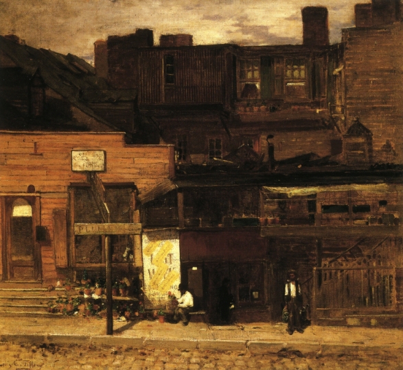 Duane Street, New York, 1877 - Louis Comfort Tiffany