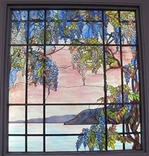 Loggia at Laurelton Hall by Louis Comfort Tiffany Reproduction Painting for  Sale