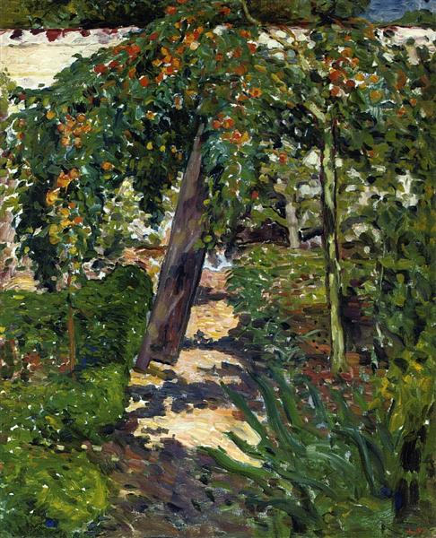 A Tree in the Garden, 1896 - Луи Вальта