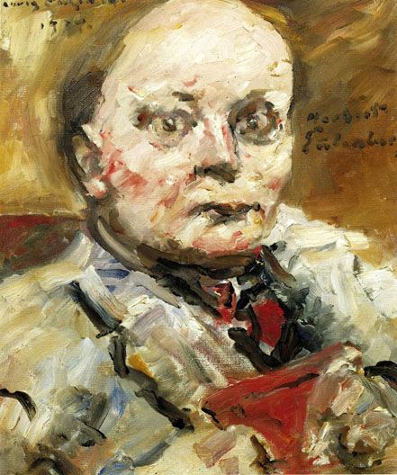Portrait of the Poet Herbert Eulenberg, 1924 - Ловис Коринт