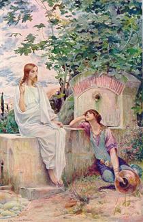 Jesus at the Well - Luc-Olivier Merson