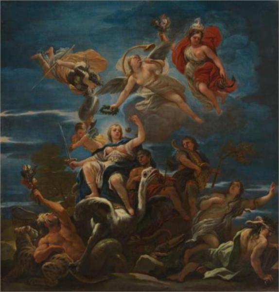 Allegory of Justice, 1685 - Лука Джордано