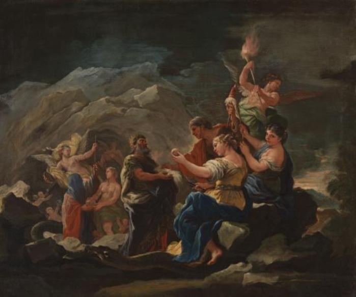 The Cave of Eternity, 1685 - Luca Giordano