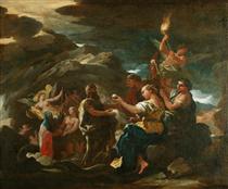 The Cave of Eternity - Luca Giordano