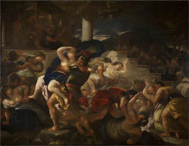The Rape of the Sabine Women, 1675 - Лука Джордано