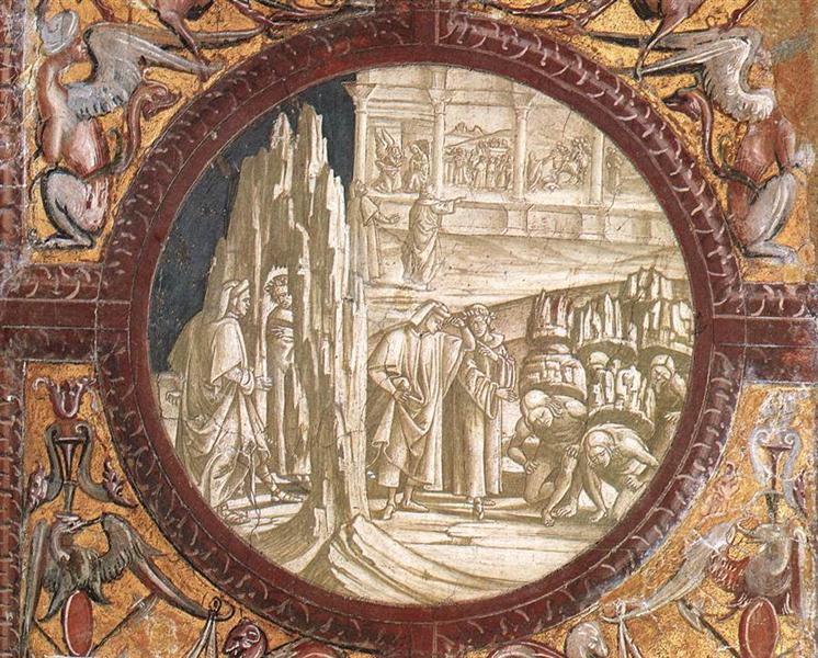 Dante and Virgil Entering Purgatory, 1499 - 1502 - Luca Signorelli