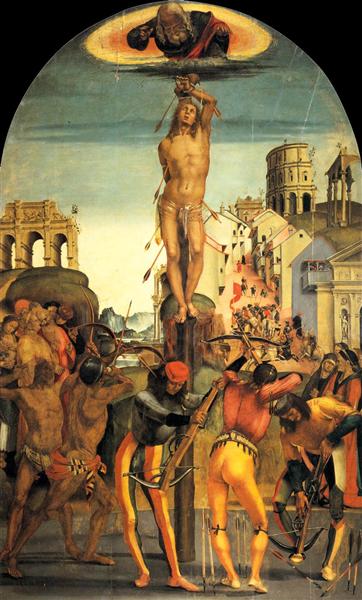 The Martyrdom of St. Sebastian, c.1498 - Лука Синьореллі