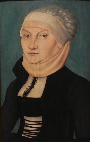 Katharina von Bora, 1528 - Lucas Cranach l'Ancien