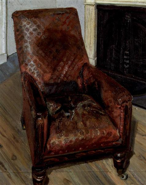Armchair by the Fireplace, 1997 - Луціан Фройд