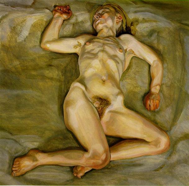 Naked Girl Asleep II, 1968 - Луціан Фройд