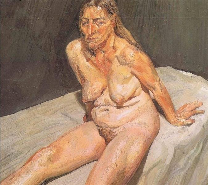Seated Nude, 1990 - 1991 - Луціан Фройд