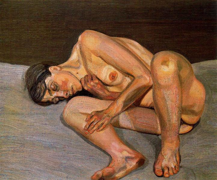 Small Naked Portrait, 1973 - 1974 - 盧西安‧佛洛伊德