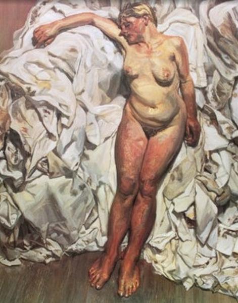 Standing by the Rags, 1988 - 1989 - Lucian Freud
