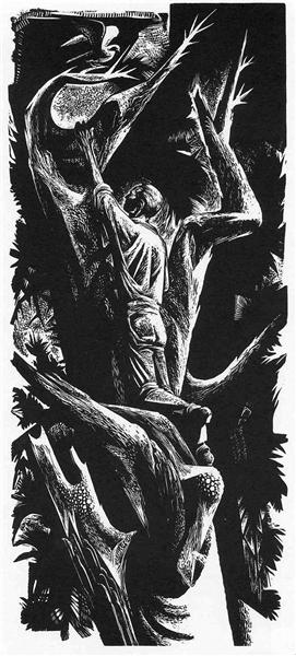Man Climbing, 1959 - Лінд Ворд